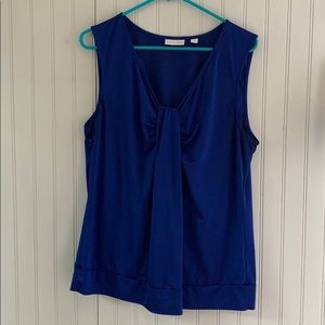 Royal blue dressy tank